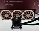 O cooler AIO para CPU da Noctua apresentado na Computex 2025. (Fonte da imagem: Computerbase)