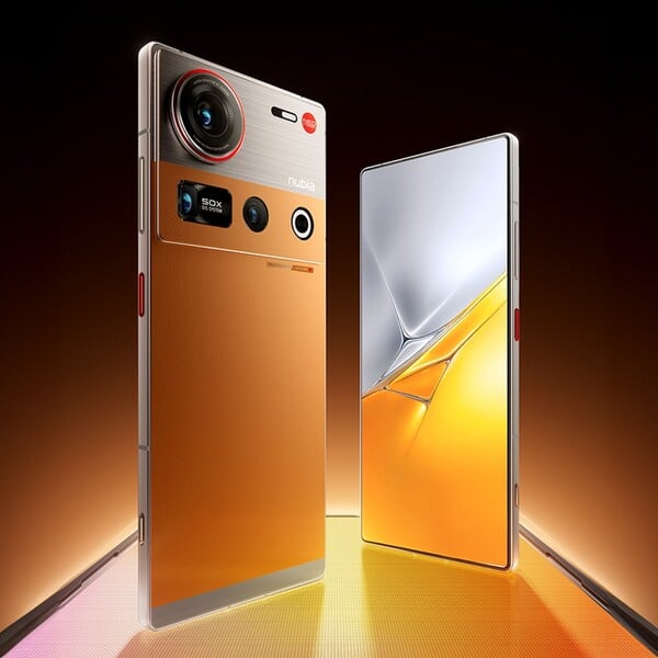 O Nubia Z70S Ultra em marrom antigo. (Fonte da imagem: Nubia)