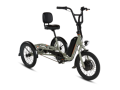 O triciclo elétrico RadTrike 1 pode suportar cargas de até 415 libras (~188 kg). (Fonte de imagem: Rad Power Bikes)