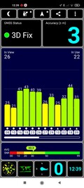 Recepção GPS ao ar livre