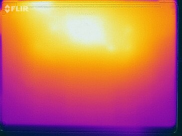 Teste de estresse das temperaturas de superfície (fundo)