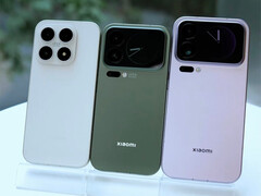 Os três smartphones de última geração da Xiaomi lado a lado. (Fonte da imagem: Xiaomi)