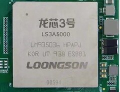 Primeira CPU Loongson a integrar o novo microcódigo LoonArch. (Fonte de imagem: Loongson)