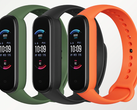 A Amazfit Band 6 vem em azeitona, meia-noite preta e laranja. (Fonte da imagem: AliExpress)