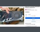 A listagem no eBay da placa Nvidia GeForce RTX 2080 Ti Turbo 22 GB GDDR6, modificada para IA