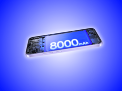 O Oppo K15s vem com uma bateria de 8.000 mAh.