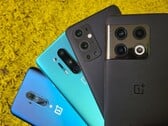 Quatro gerações de smartphones OnePlus no teste