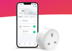 O Humax Wi-Fi Smart Plug fornece métricas de uso de energia em pico, como o kWh total. (Fonte de imagem: Humax)