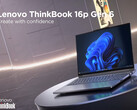 O Lenovo ThinkBook 16p Gen 6 também estará disponível com o Ryzen 9 8945HX (Fonte da imagem: Lenovo)