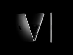 Apple O redesenho do MacBook e a atualização OLED podem ser exclusivos dos modelos M6 Pro e Pro Max. Na foto: imagem promocional do laptop M5. (Fonte da imagem: Apple - editado)