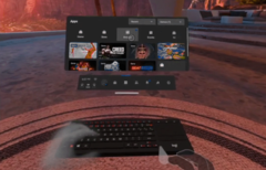 A atualização do software Oculus v37 inclui Apple Suporte ao Magic Keyboard. (Fonte de imagem: Oculus)