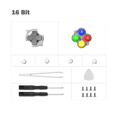 O conjunto de botões Retroid Pocket Nova vem com as ferramentas de que você precisa.