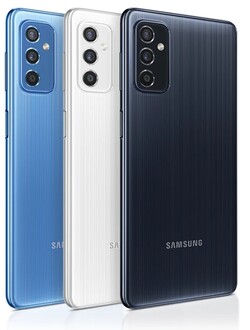 Cores do site Galaxy M52 5G