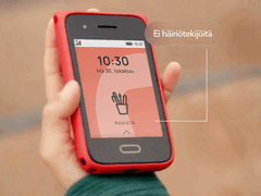 O XploraOne (na foto) é um celular desenvolvido especificamente para crianças.