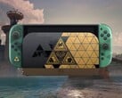 Imagem do console Switch 2 da edição do 40º aniversário de Zelda