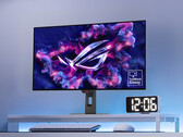 O primeiro monitor para jogos WOLED de 540 Hz da Asus terá um revestimento TrueBlack Glossy, como o ROG Strix OLED XG32UCWMG, retratado aqui. (Fonte da imagem: Asus)