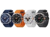 Galaxy Diz-se que o Watch Ultra 2 vem com uma bateria 35% maior do que a do Galaxy Watch Ultra mostrado na foto.