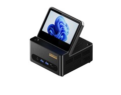 O mini PC Aoostar G-Flip agora está disponível com CPUs Intel Meteor Lake-H. (Fonte da imagem: Aoostar)