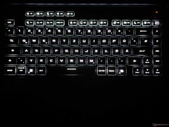 Luz de fundo do teclado