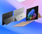 O Surface Pro 12 em suas três opções de cores, segundo rumores.