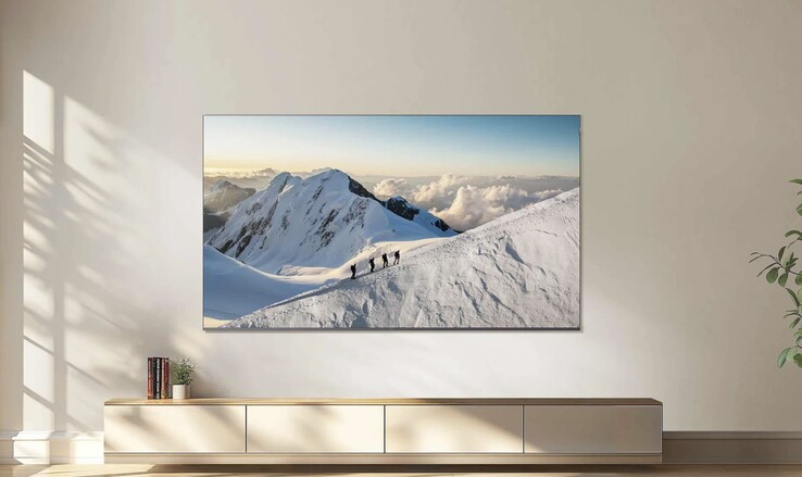 A TV TCL P8L tem um design elegante.