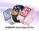 A Smart Band 10 Pro contém um módulo GPS integrado e é resistente à água 5 ATM.