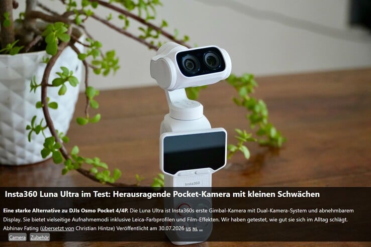 Nossa análise da Insta360 Luna Ultra