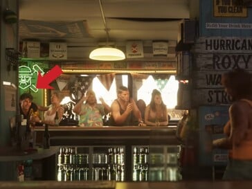 Captura de tela do segundo trailer de GTA 6, aos 1:30.