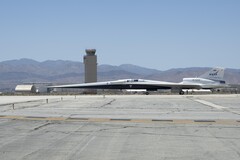 O X-59 taxiando. (Fonte da imagem: NASA/Carla Thomas)