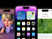 Os modelos do iPhone 14 Pro vêm com o entalhe Dynamic Island (Fonte de imagem: Apple)