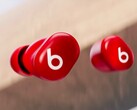 Os Beats Solo Buds são oferecidos em quatro cores, incluindo o vermelho. (Imagem: Apple)