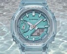 Os novos relógios da Casio em colaboração com o ICERC têm uma caixa transparente semelhante à do GMA-S2100SK-2A (foto)