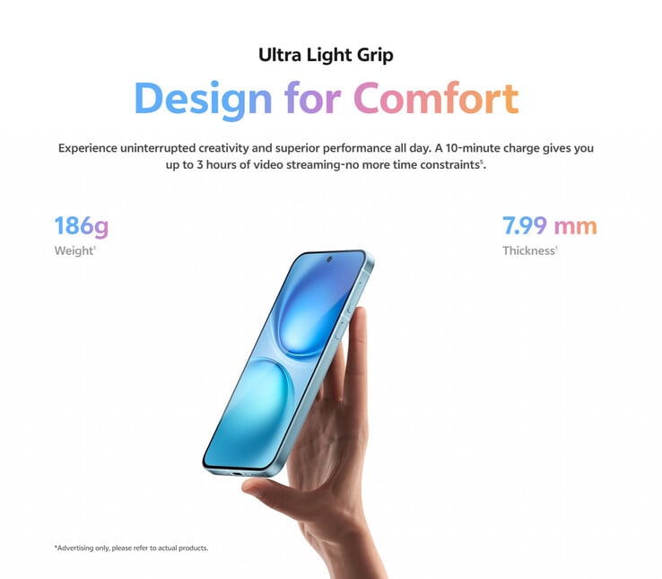 Design do Vivo X200 FE (Fonte da imagem: Vivo)