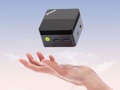 O G5S custa a partir de cerca de US$ 169 na China. Na foto: uma imagem promocional que mostra o design compacto do mini PC.