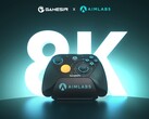 O GameSir G7 Pro 8K Aimlabs Edition apresenta varas TMR de nova geração. (Fonte da imagem: GameSir)