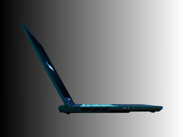 Vista lateral do laptop para jogos Maingear Super 16 (Fonte da imagem: Maingear PR)