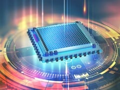 Ilustração de um artista mostrando um chip de computador quântico. (Fonte da imagem: Yurchanka Siarhei / Shutterstock.com)