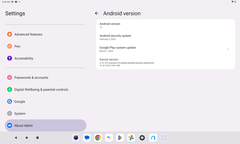 Software do Lenovo Tab P11 2022 (Gen 2)