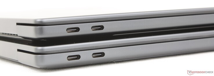 Parte superior: 2026 XPS 14 OLED, Parte inferior: 2026 XPS 14 IPS