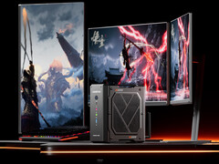 O GODY apresenta o Ryzen 9 7940HX e a Radeon RX 7600XT para desktop. Na foto: uma imagem promocional do mini PC. (Fonte da imagem: Aoostar)