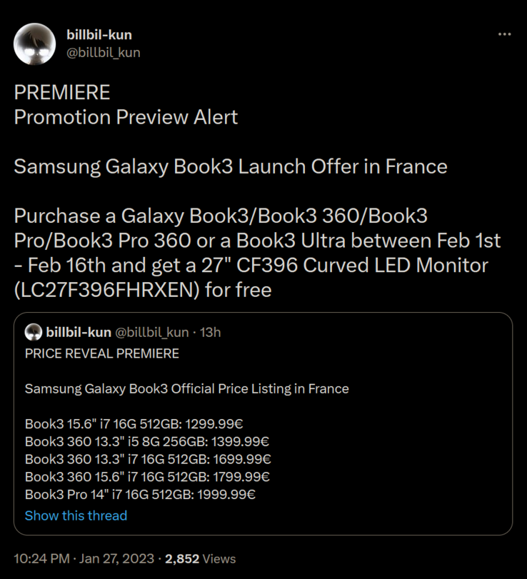 Galaxy Bônus de pré-compra da série Book3 (imagem via Bilibilikun no Twitter)