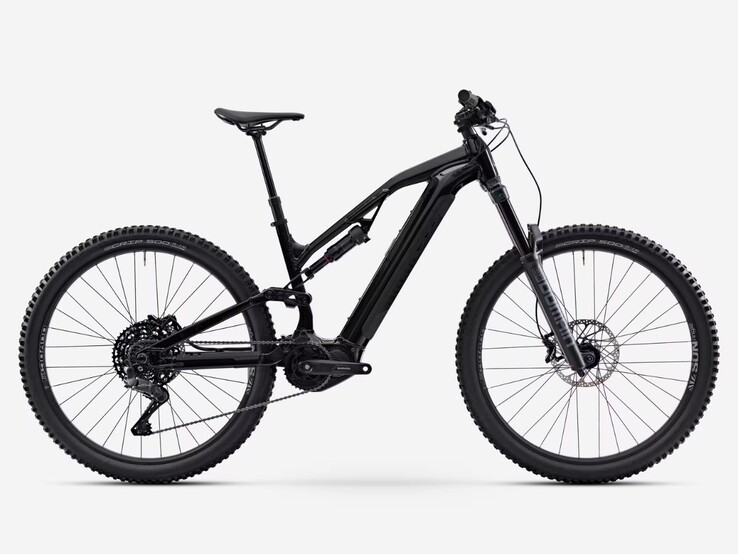 A nova e-bike preta Decathlon E-FEEL 900 S