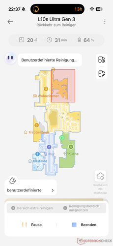Progresso em tempo real