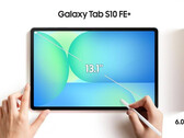 O Galaxy Tab S10 FE+ terá uma tela de 13,1 polegadas. (Fonte da imagem: Evan Blass)