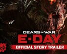 Arte promocional oficial de Gears of War: E-Day.