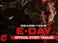 Arte promocional oficial de Gears of War: E-Day.