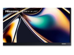 A TV Hisense U8Q (na foto) faz parte de uma série de novos produtos &quot;Tuned by Devialet&quot;. (Fonte da imagem: Hisense)