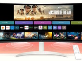 A LG revela o monitor curvo de 34 polegadas 21:9 webOS VA com streaming de mídia, TV ao vivo, Apple Airplay e Microsoft 365. (Fonte da imagem: LG)
