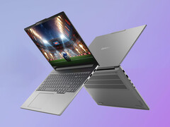 O novo IdeaPad Pro 5i pode ser equipado com até o Core Ultra X9 388H. Na foto: uma imagem promocional mostrando o design fino do laptop. (Fonte da imagem: Lenovo - editado)