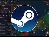 Uma imagem mostrando o logotipo do Steam e o jogo Age of History 3, agora com 80% de desconto no Steam.